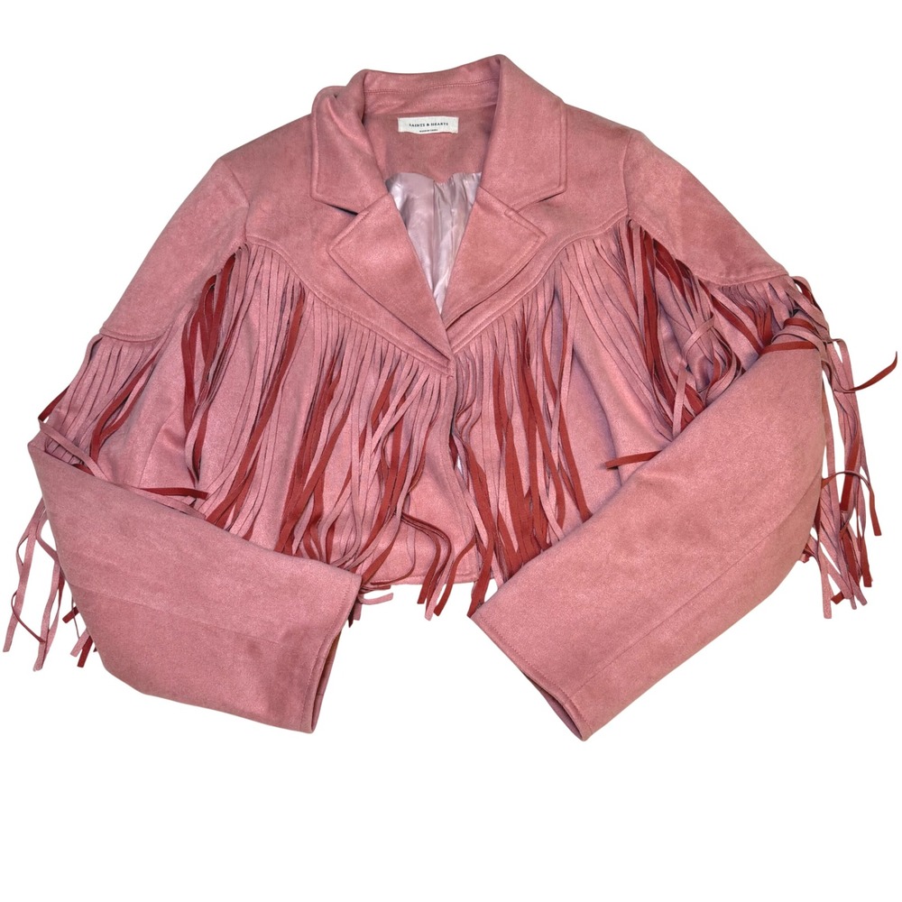 Pink Fringe Jacket - Picture 2 of 5